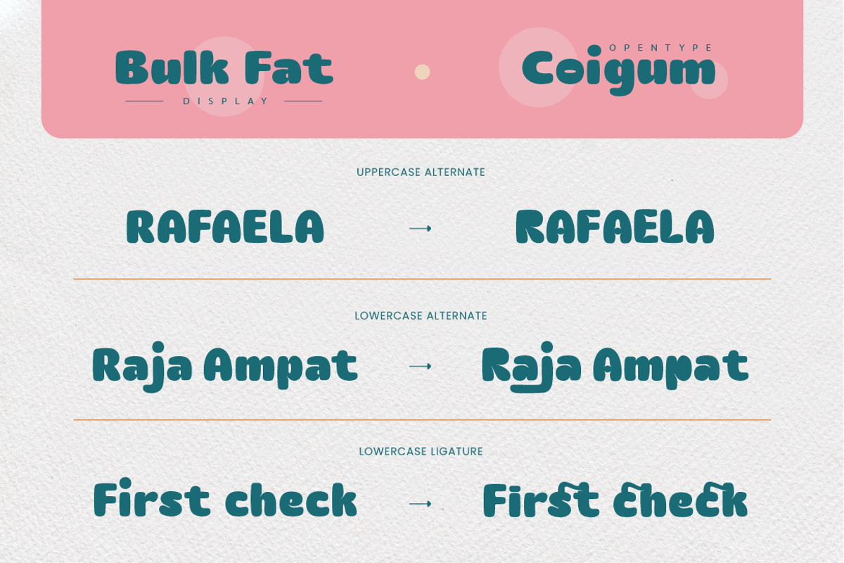 Coigum, a Sans Serif Font by kerismaker (Photo 3 of 11)
