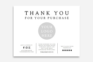 Small Business Thank You Card
