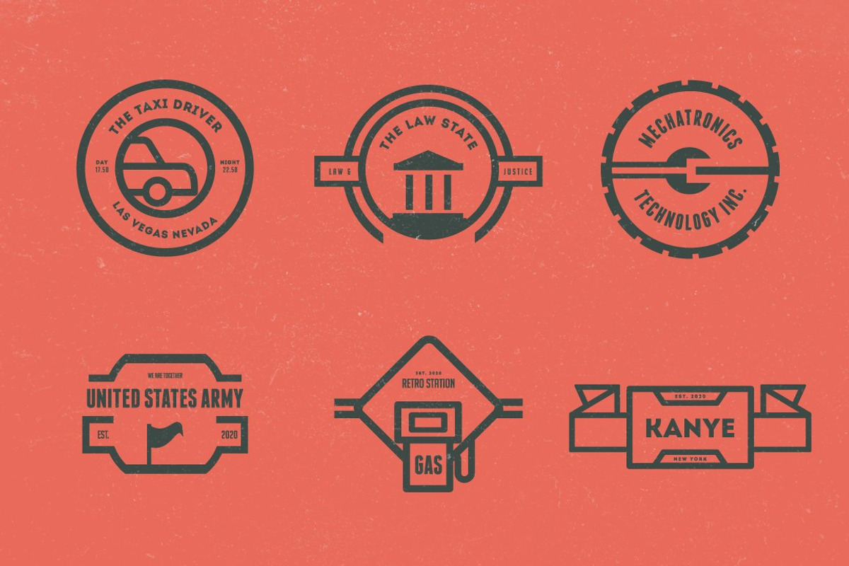Vintage Logos Labels & Badges, a Branding & Logo Template by Design District (Photo 22 of 76)
