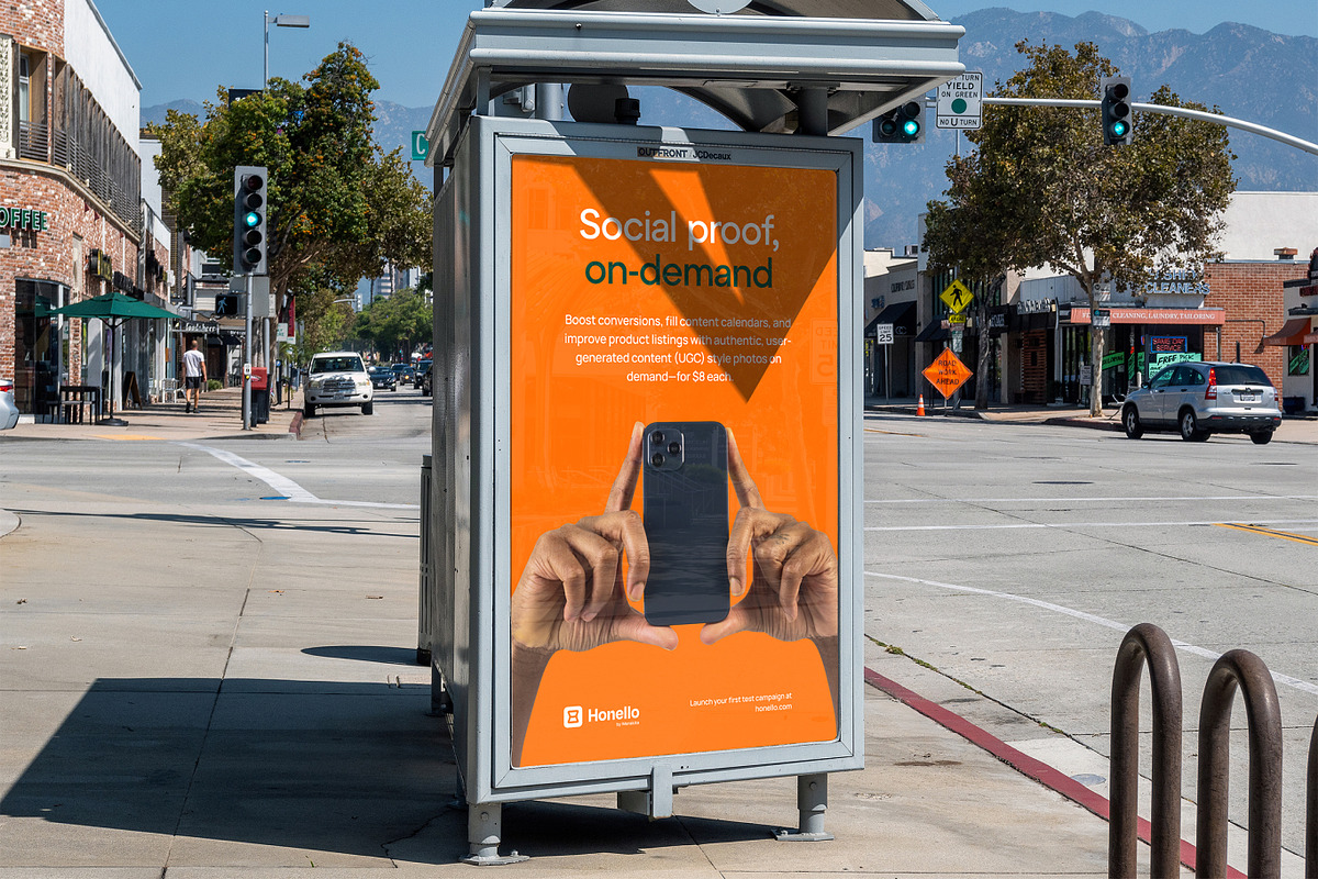 Urban Bus Stop Billboard Mockup PSD, a Mockup by Area Mockups (Photo 3 of 5)