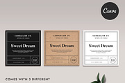 Candle Canva Label LA002 (Indiana), a Stationery Template by Draca Design Co (Thumbnail 4 of 4)