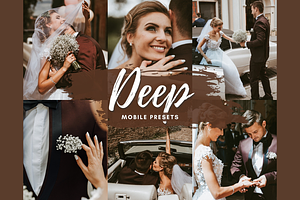 DEEP TONES Mobile Lightroom Presets
