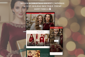 Noëlia – Modern Christmas Shopify2.0, a Shopify Template by AtelierDuVow
