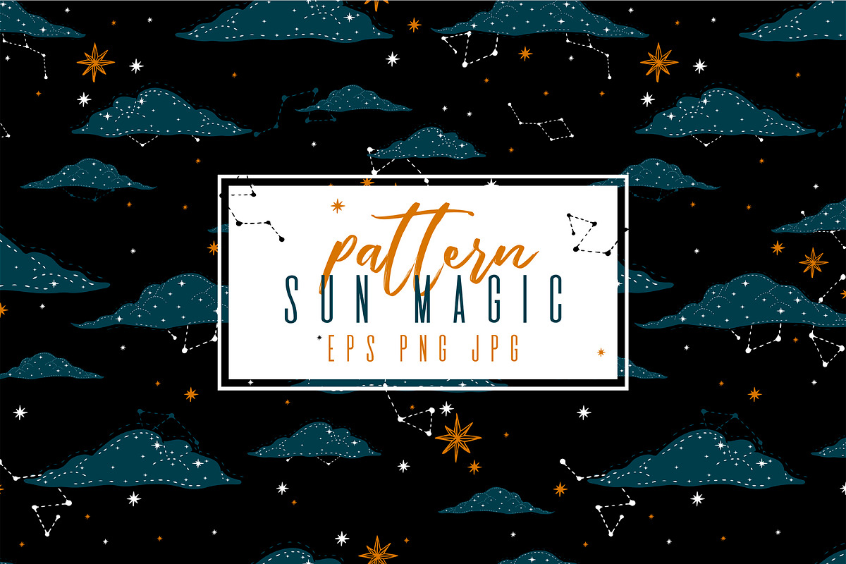 Pattern set - Sun Magic, a Pattern Graphic by Moonflora (Photo 2 of 13)