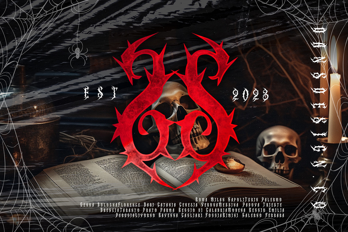 GHOOST Horror Metal Font, a Blackletter Font by dansdesign (Photo 6 of 8)
