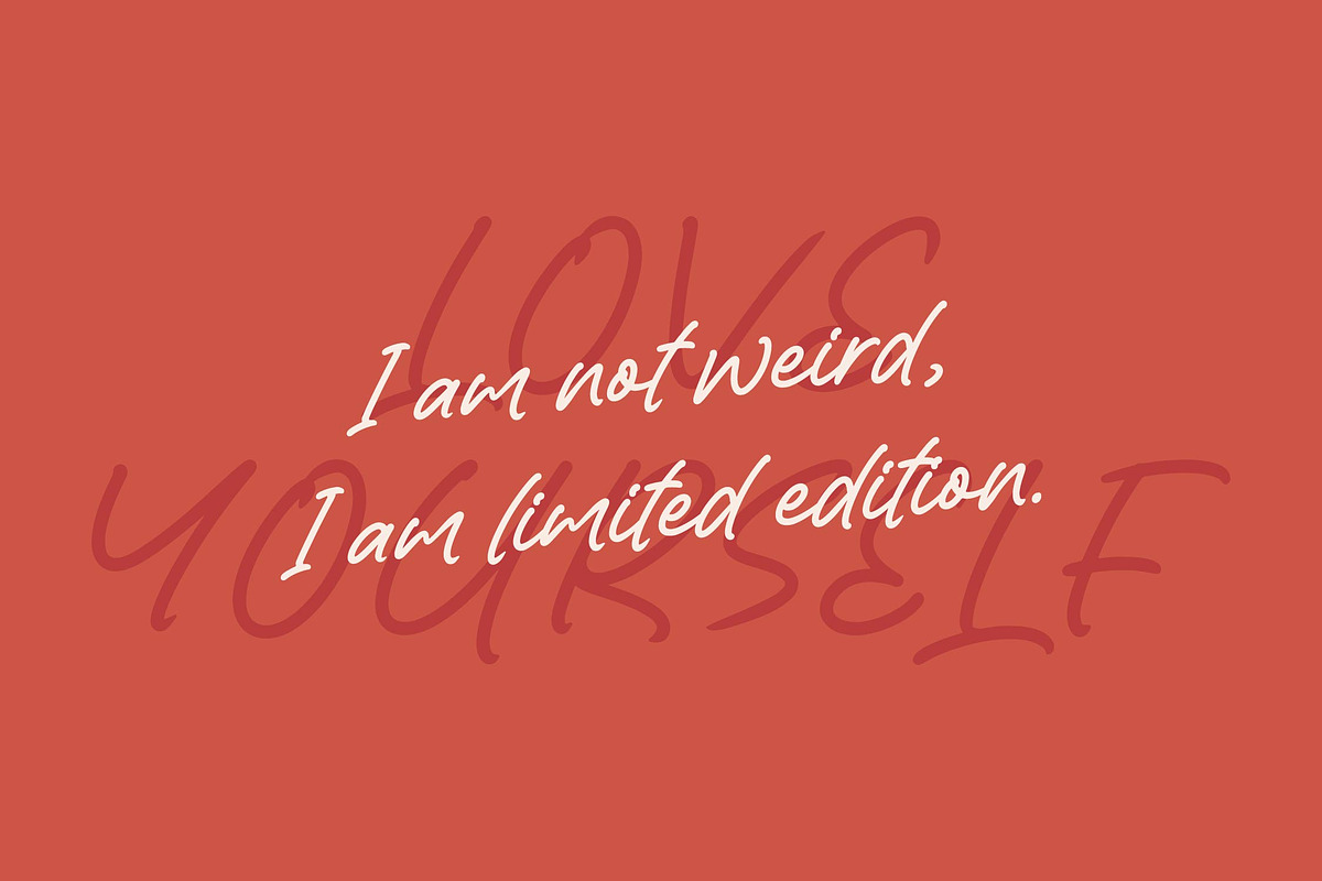Quirky Rushy - Handwritten Font, a Handwritten Font by Graha Type (Photo 2 of 12)