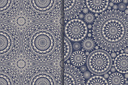 Set of 18 seamless pattern Mandala, a Pattern Graphic by NataLito (Thumbnail 5 of 11)
