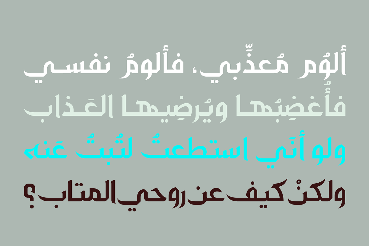 Zahey - Arabic Font | خط زهي preview 4