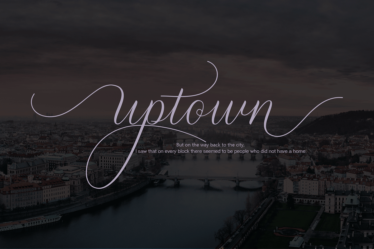Metropolis, a Script Font by Deniz86 (Photo 8 of 11)