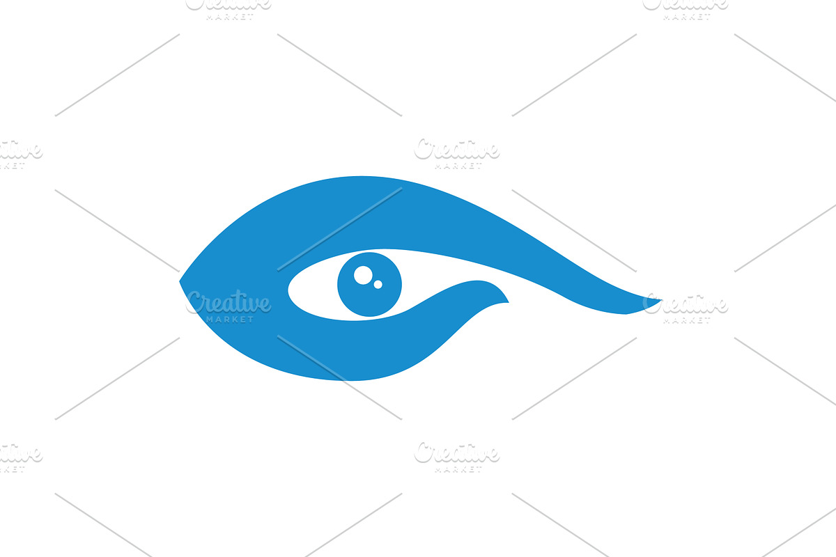 Creative hand and an eye vision care, a Healthcare Illustration by LogosDen