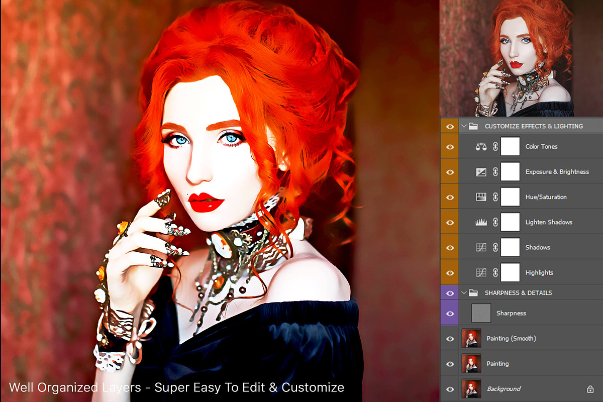 Artistic Painting Effect – Photoshop, an Action Add-On by Krystal Designs Co. (Photo 8 of 8)