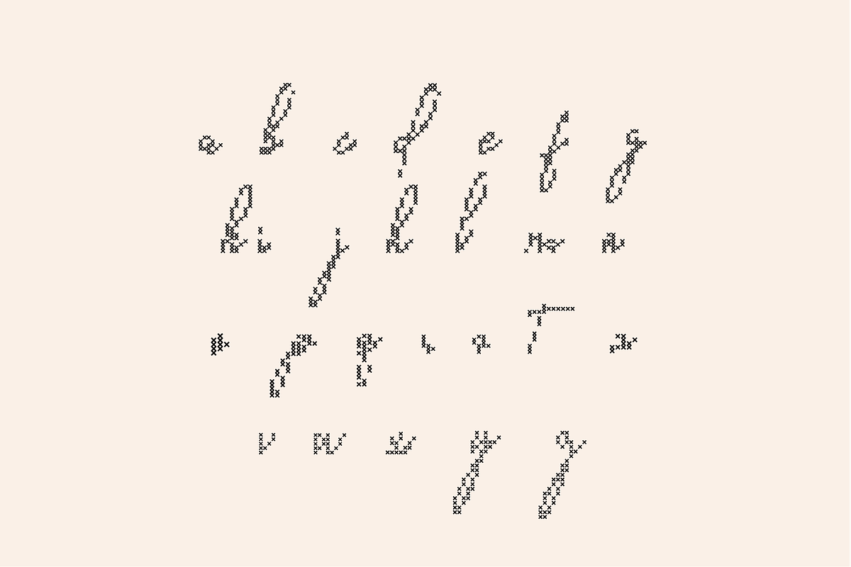Handriya | A Embroidery Script Font, a Handwritten Font by Berdansabersama (Photo 3 of 9)