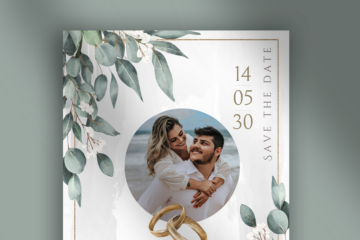 Eucalipt - Wedding Invitations Suite, an Invitation Template by Khryna Designs (Photo 2 of 5)