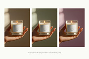 Transparent Candle Mockup Bundle, a Packaging Mockup by Wildfield Studio (Thumbnail 8 of 17)