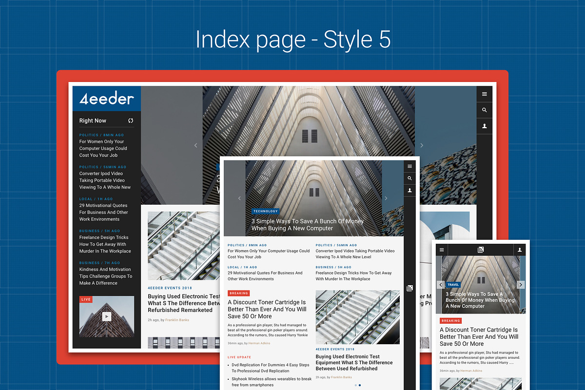 4eeder V2 Pro UI Kit for Adobe XD, an UI Kit Template by 4EB Studio (Photo 14 of 15)