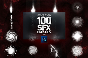 100 PS SFX BRUSHES