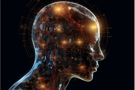 Machine learning concept. Generate, a Technology Photo by Ylivdesign
