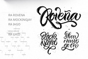 Fantasy Lettering Brushes. Procreate, a Brush Add-On by Diacritics (Thumbnail 8 of 9)