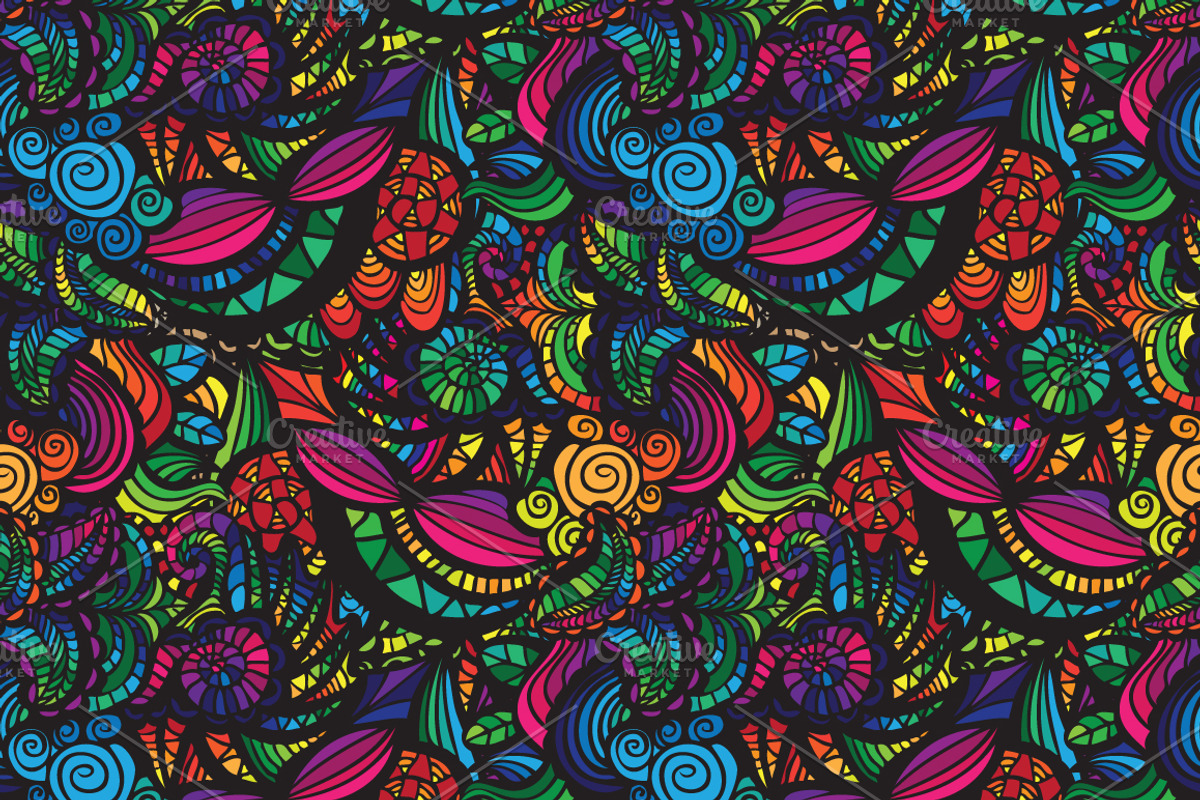 Abstract seamless patterns, a Pattern Graphic by tamara.comotomka (Photo 1 of 4)