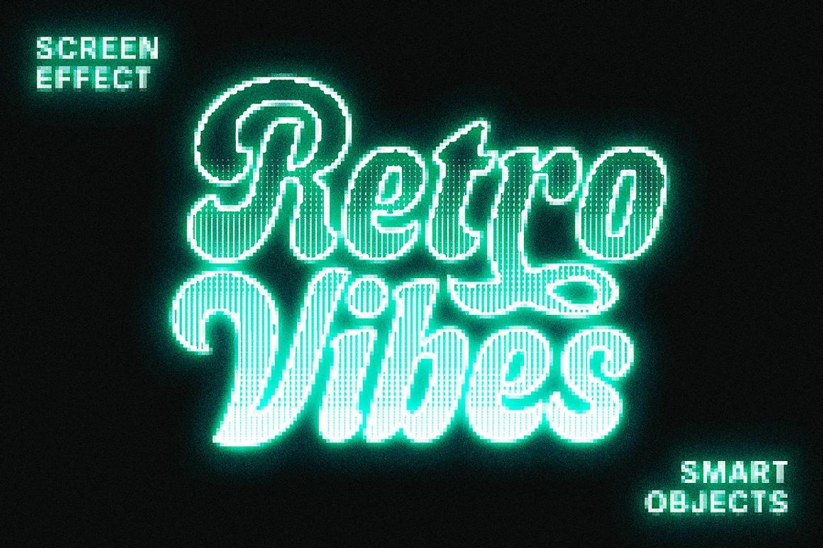 Retro Screen Effects Bundle, a Layer Style Add-On by pixelbuddha.net (Photo 21 of 21)