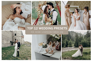 TOP 12 WEDDING LIGHTROOM PRESETS, a Preset Add-On by OstapenkoPhotography