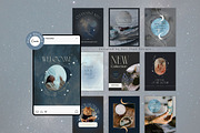 Midnight Sky Instagram Post Template, a Social Media Template by Hell Yeah Designs (Thumbnail 2 of 10)