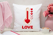 Valentine Day Thermometer PNG, an Illustration by Canvas Craft (Thumbnail 3 of 7)