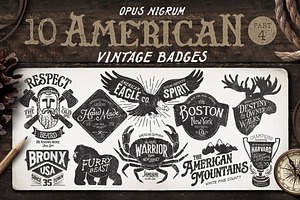 American Vintage Badges Part 4