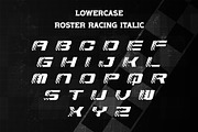Roster Racing - Decorative Font, a Sans Serif Font by Brown Cupple (Thumbnail 5 of 7)