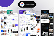 Mars - (Bundle) Landing Page UI Kit, an UI Kit Template by mz-studio (Thumbnail 1 of 7)