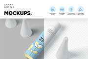 Spray Bottle Mockups, a Product Mockup by megostudi0 (Thumbnail 3 of 8)
