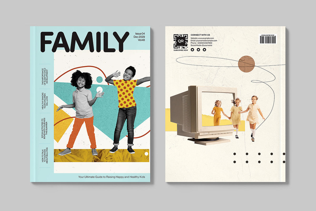 Family Magazine Template, a Magazine Template by BrandPacks (Photo 5 of 6)