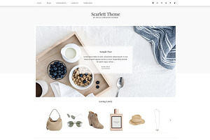 Scarlett - WordPress Theme
