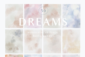 Watercolor Soft Abstract Background