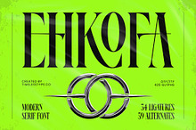 Ehkofa Modern Display Serif Font