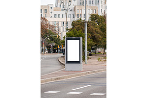 Blank digital signage billboard, an Architecture Photo by volodymyrshtun13795