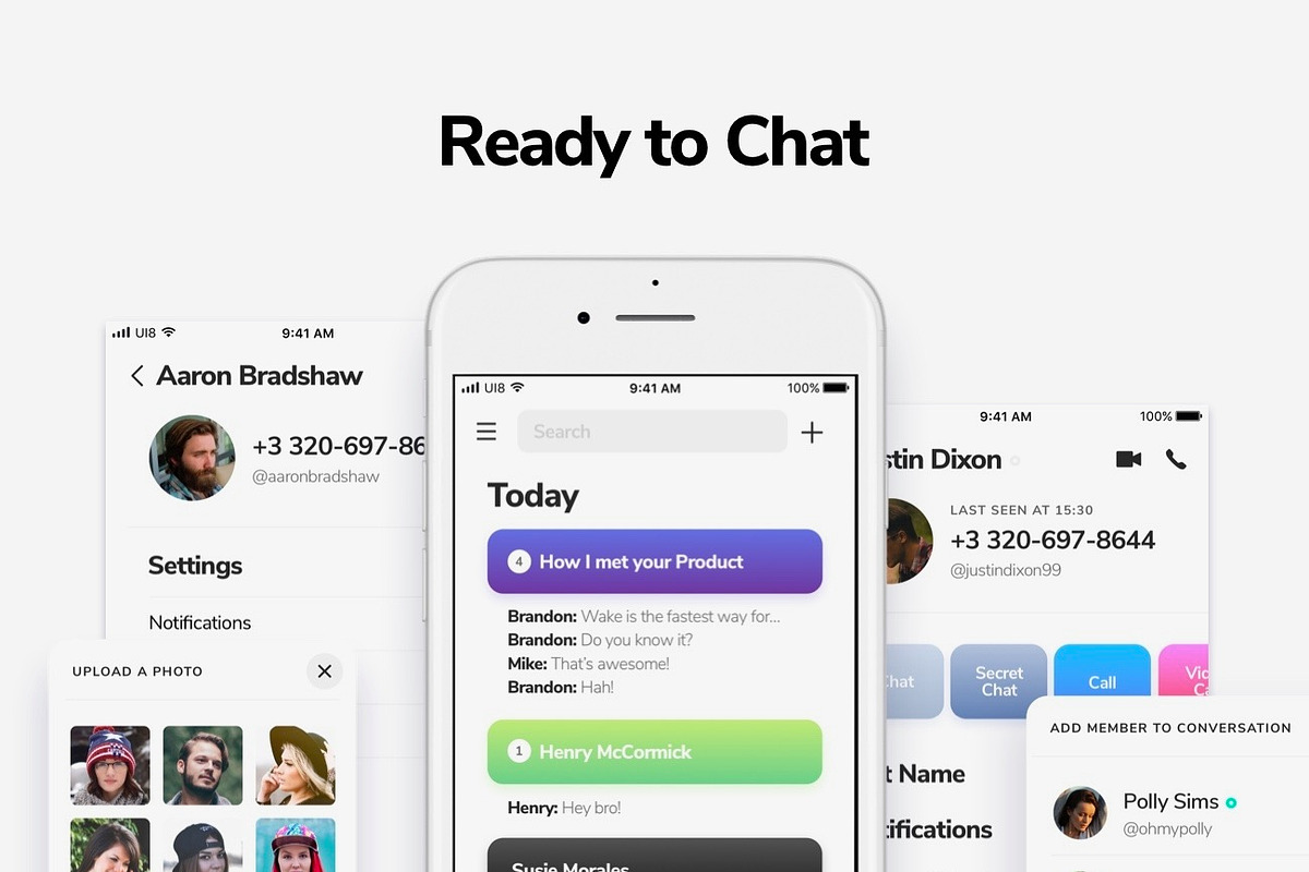 Sparks iOS 11 UI Kit, a Templates & Theme by UI8 (Photo 5 of 9)