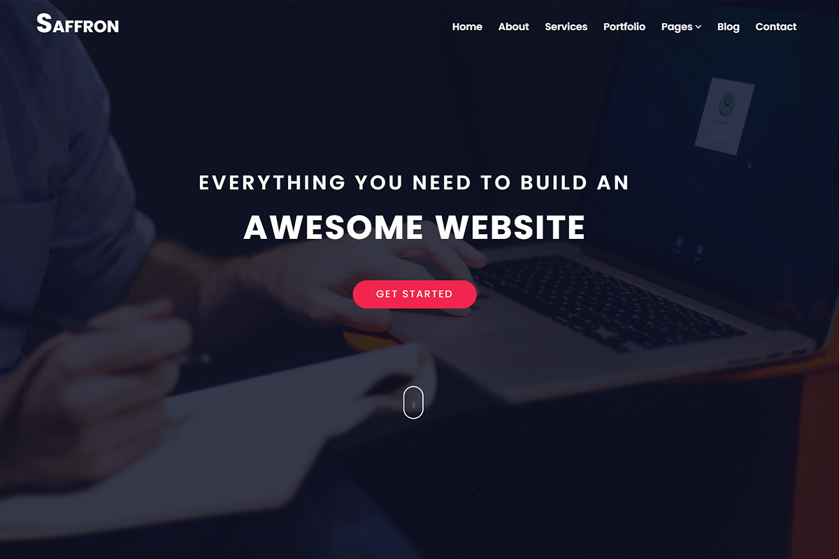 Saffron - MultiPurpose HTML Template, a Bootstrap Template by nandinigraphics (Photo 2 of 3)