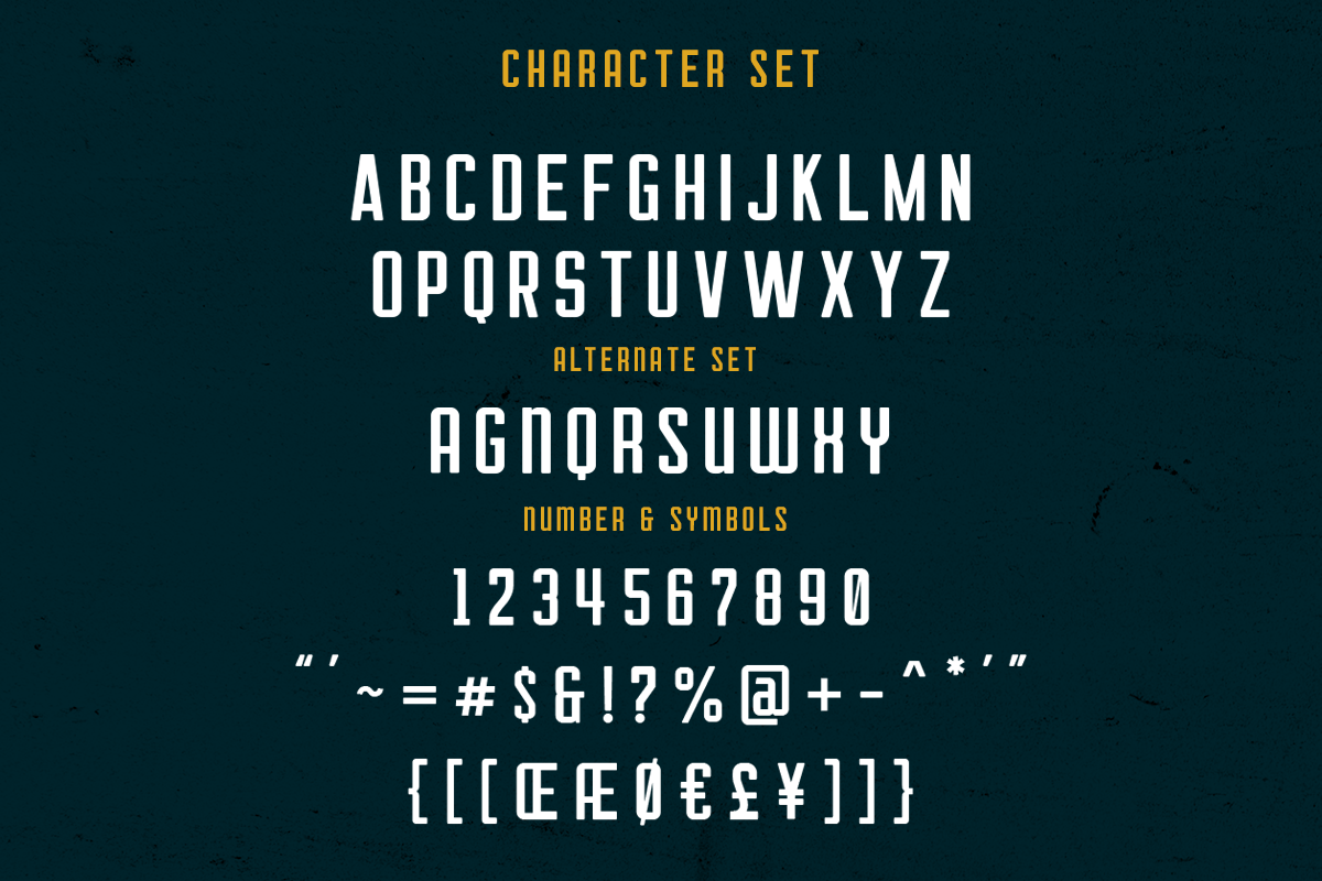 Courager Typeface (8 Fonts!) preview 4