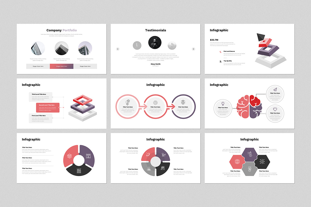 Annual Report Presentation Template, a Presentation Template by GenerousArt (Photo 5 of 8)