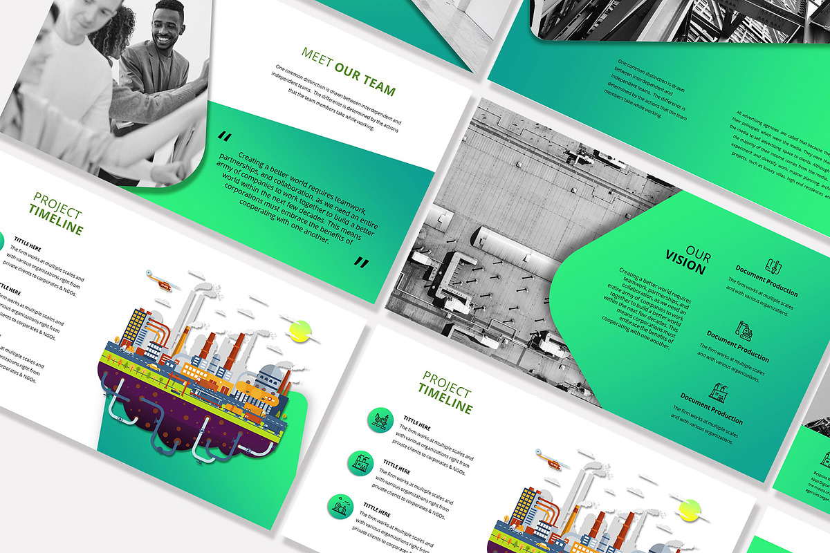 Engineering Project Powerpoint, a Presentation Template by temphall