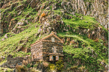 Pansheti, Georgia. Small Church In, a Nature Photo by Our Amazing World