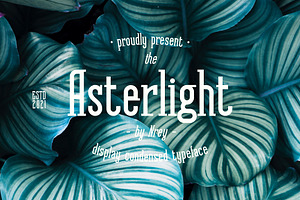 Asterlight Typeface