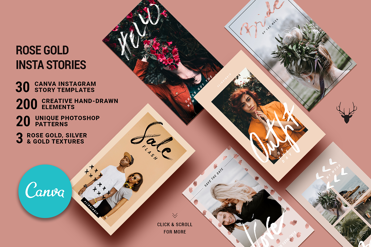 CANVA Social Bundle + FREE Updates, a Social Media Template by SilverStag Type Foundry (Photo 30 of 91)