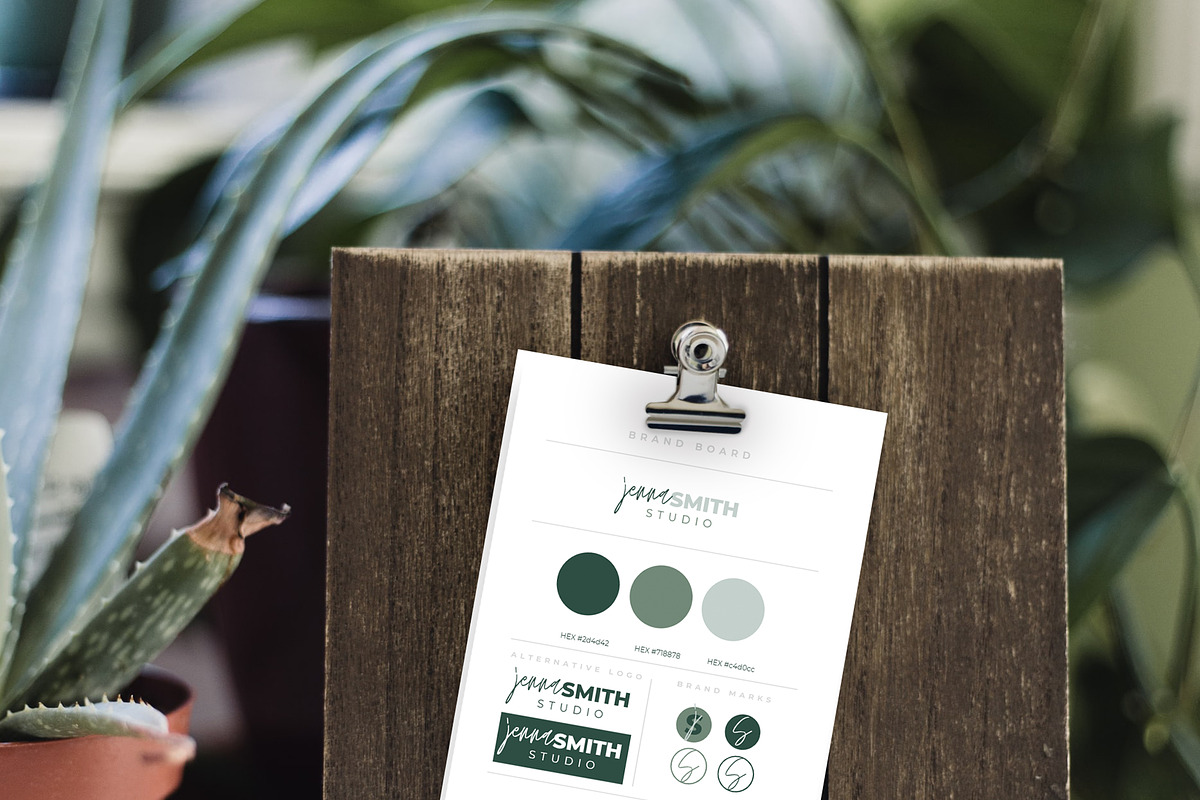 Brand Board Templates | Canva, a Presentation Template by Thirty One Palms Studio (Photo 5 of 7)