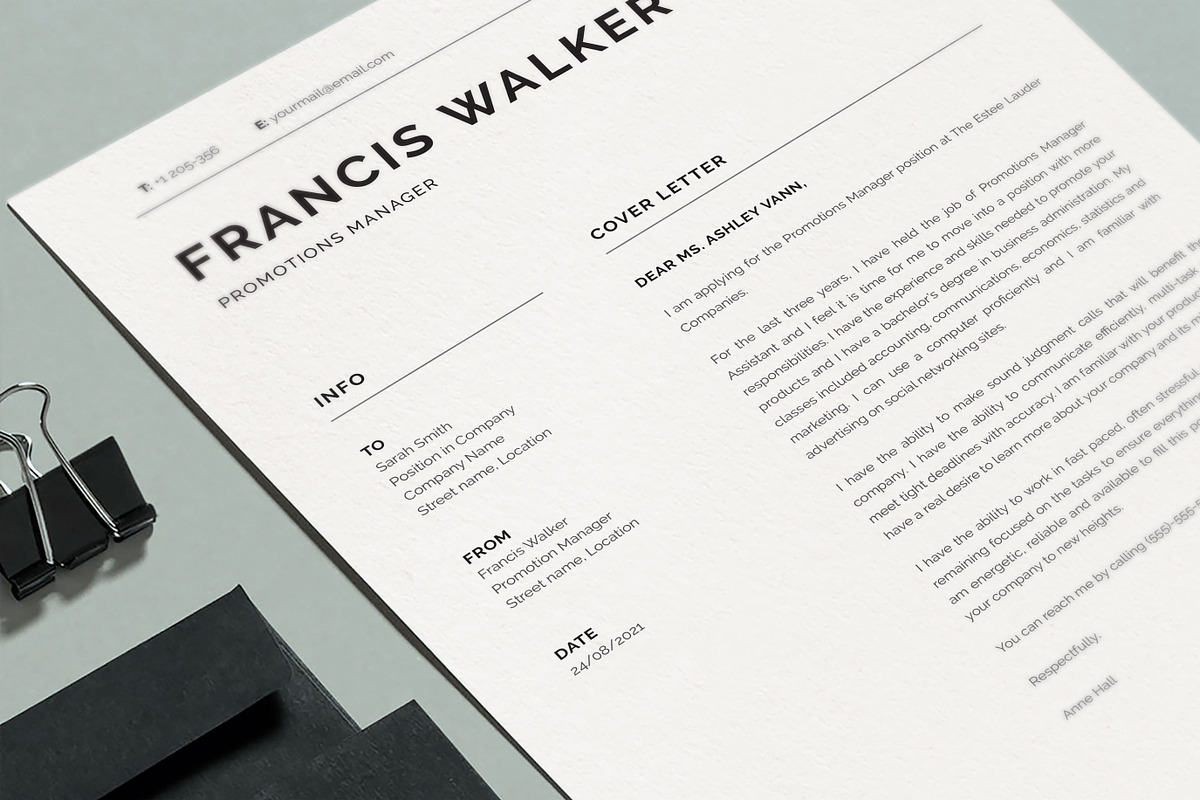 Resume/CV, a Resume Template by UX-group (Photo 7 of 7)