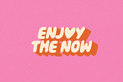 DOING GREAT | Cool Bubble Font, a Handwritten Font by Maria Feliz Fonts (Thumbnail 6 of 9)