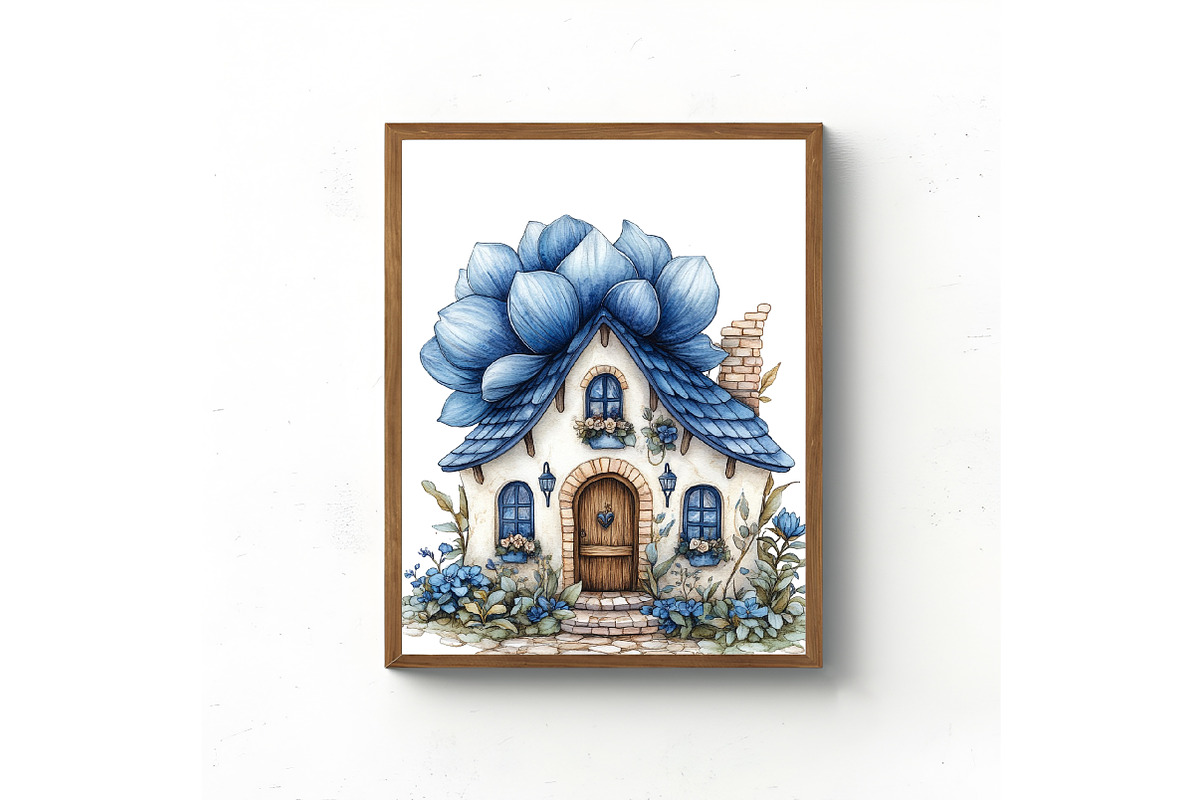 Whimsical Fairytale Cottage House, an Illustration by Libby Wishes (Photo 5 of 11)