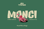 Monci - Fancy Display, a Sans Serif Font by Marvadesign (Thumbnail 1 of 11)
