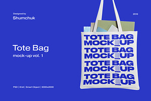Canvas Tote Bag Mock-up vol. 1